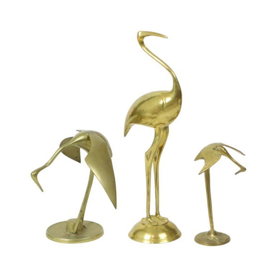 Image 1 of Gru in ottone Hollywood Regency