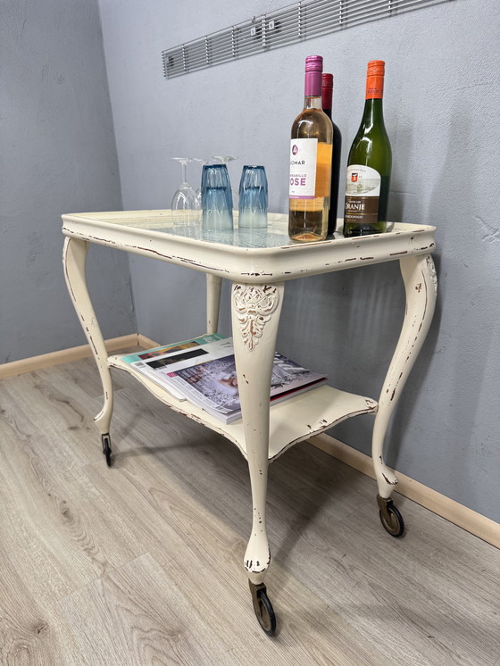 Image 1 of Chippendale serving trolley with webbing top