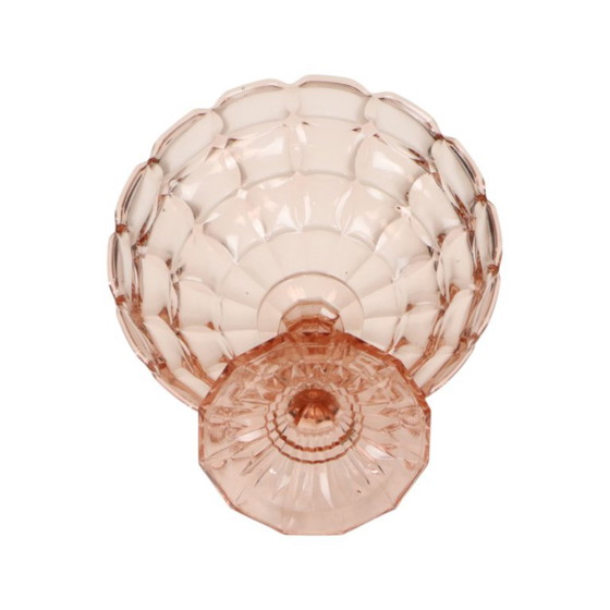 Frutero Art Déco Rosaline de vidrio prensado rosa Scailmont – Accesorios de mesa, Glass (photo 11 of 15)