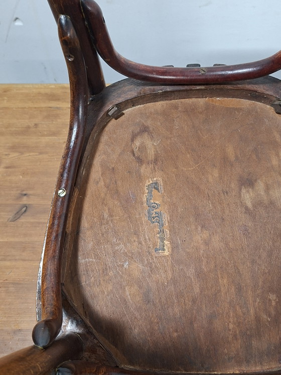 Image 1 of Set di 2 sedie da bistrot antiche Cosmos Thonet