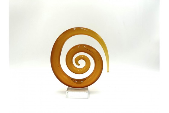 Image 1 of Glazen ornament - spiraal, Nederland, jaren 1950