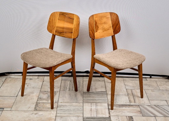 Image 1 of Set di due sedie Bilea vintage, anni '70, Romania