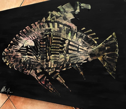 Fish2 – schilderijen tekeningen, Canvas (photo 2 of 13)