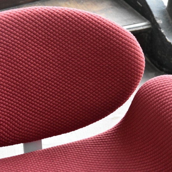 Artifort Little Tulip chair, Dining chairs, Textile, Metal, Red, Modern (photo 7 of 8)