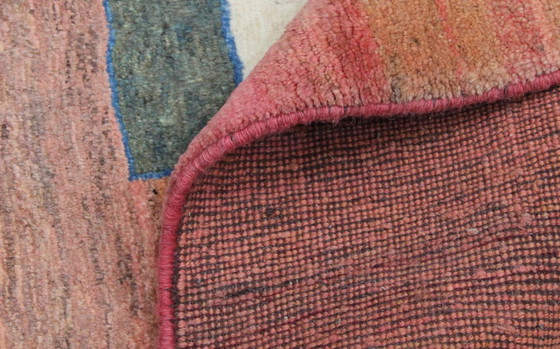 Image 1 of Original Perserteppich Gabbeh Ghashghai Orientteppich 158 cm x 116 cm Alt Natur