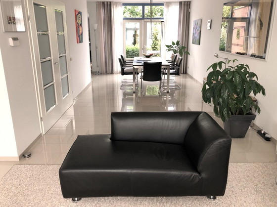 Image 1 of Chaise longue Gelderland 4800 Henk Vos in pelle nera