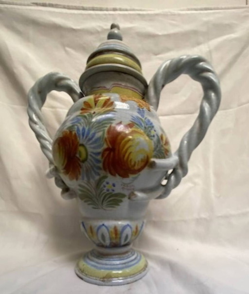 Henriot Quimper amphora vase