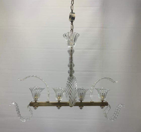 Image 1 of Pendant chandelier ++RARITY ++SEGUSO V.A. restored made in Italy