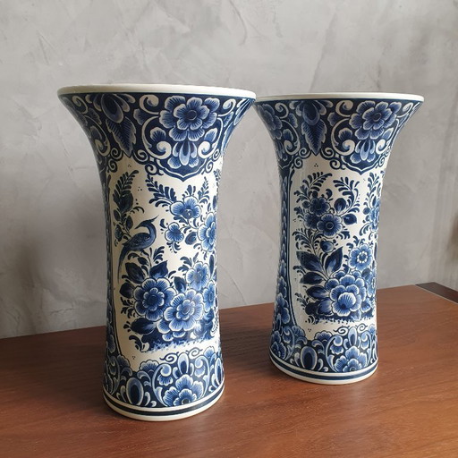 Delfts Blauwe Vazen Uit 1950