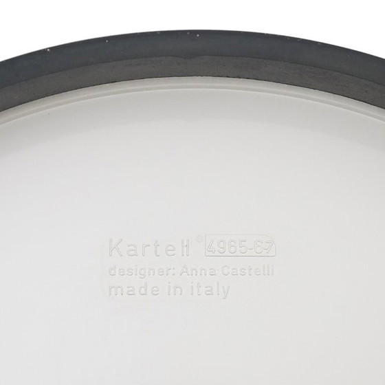 Image 1 of Mueble de almacenaje modular blanco de Anna Castelli para Kartell, años 70