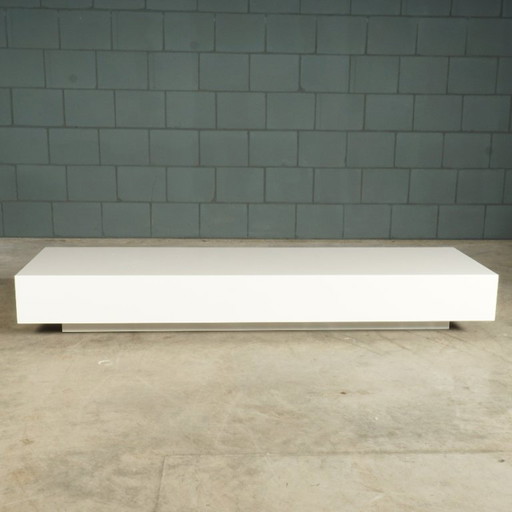 Designer wooden coffee table – white – salontafels (photo 2 of 12)