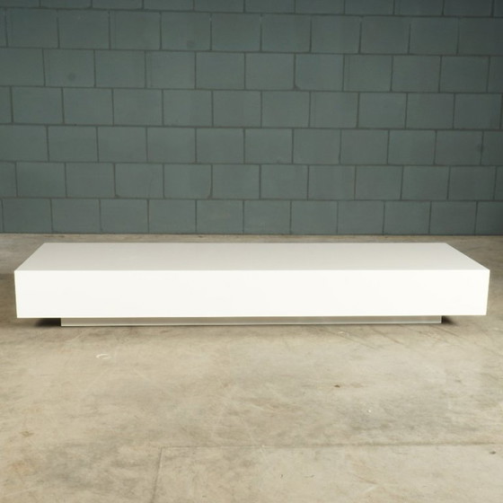 Designer wooden coffee table – white (photo 2 of 12)