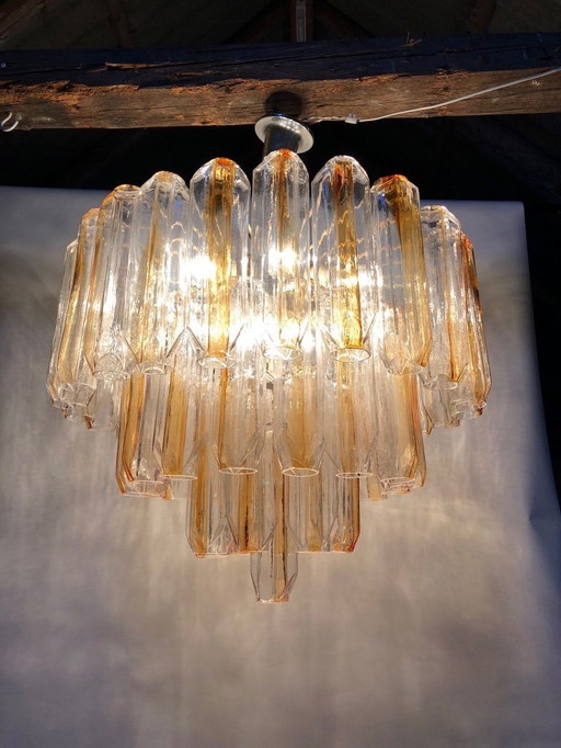Venini murano chandelier 1970’s