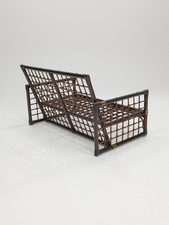 Image 1 of Afra & Tobia Scarpa Pair of 'Basilan' Series Sofa for B&B Italia,Italy 1970s