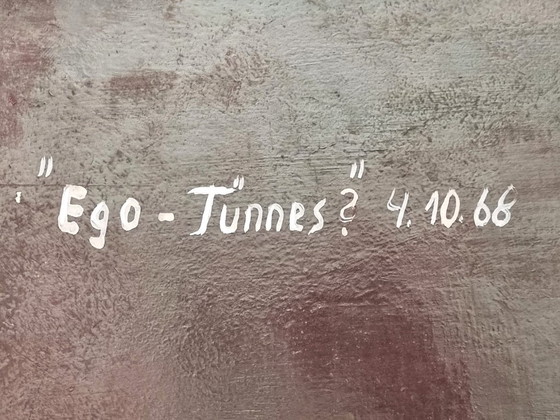 Hellmuth Eichner (1936–2012) – Oil painting “Ego-Tünnes” (1968) – Decorative Objects, Canvas (photo 4 of 9)