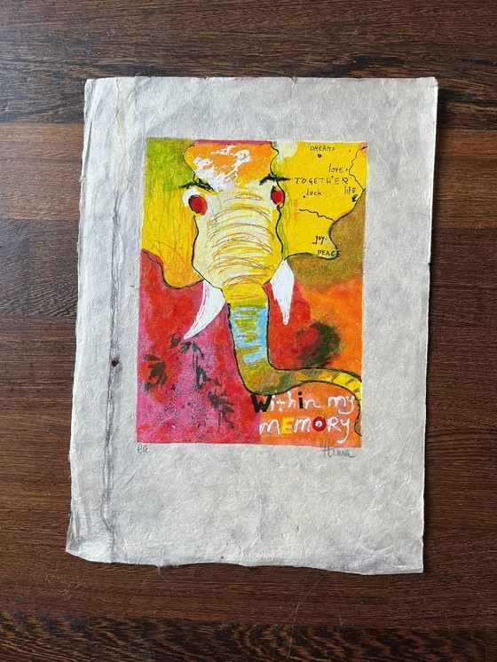 Image 1 of Silkscreen Himajuwita Pakun - Within My Memory