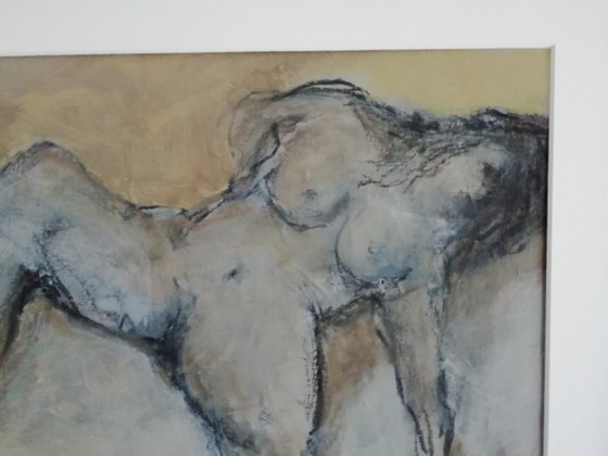 Modelo en estudio – Rob Jacobs, Pinturas y dibujos, Lienzo (photo 5 of 7)