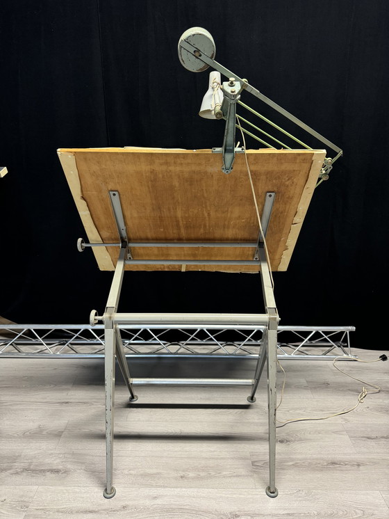 Image 1 of Beautiful Complete Ahrend Circle Kramer Drawing Table Architect Table