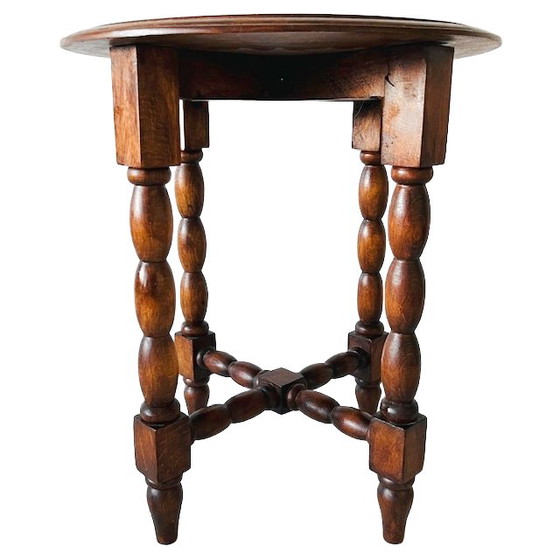 Image 1 of Mid-century Bobbin Legs side table wine table plant table 1960s