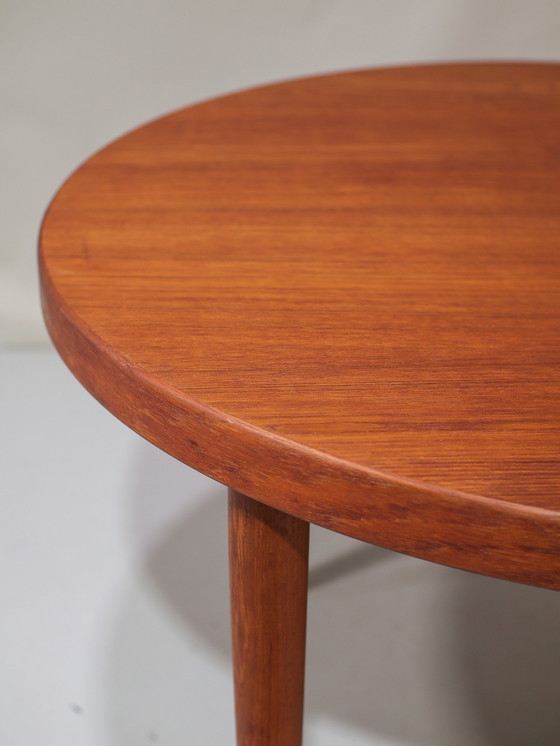 Image 1 of Extendable Dining Table Kai Kristiansen Round Teak Danish