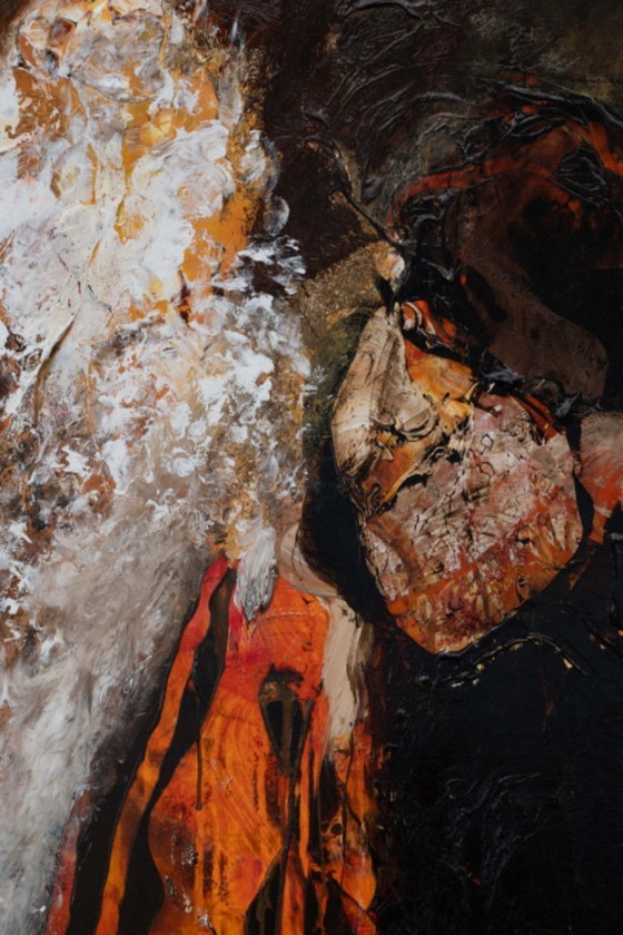 Image 1 of Dos pinturas al óleo originales de Pascal Magis 100 x 100