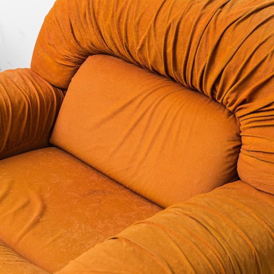 Image 1 of COPPIA DI POLTRONE IN TESSUTO MODELLO CALIFFO BEKA ANNI ’70 VINTAGE MODERNARIATO