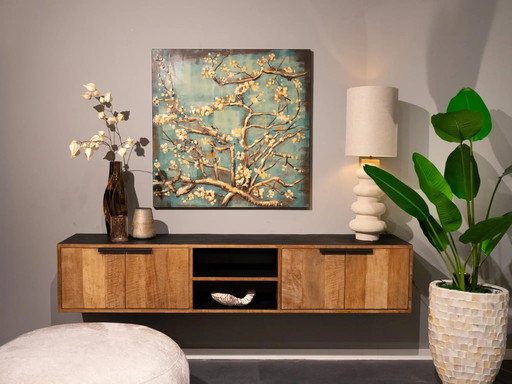 Arte en metal 3D - Árbol en flor