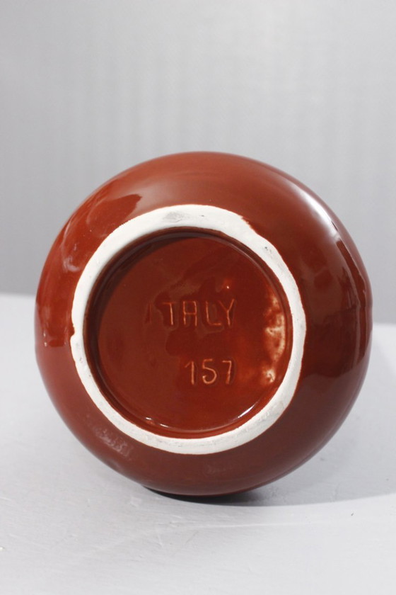 Image 1 of F.A.C.S San Marino Italia vaso in ceramica vintage, design anni '70