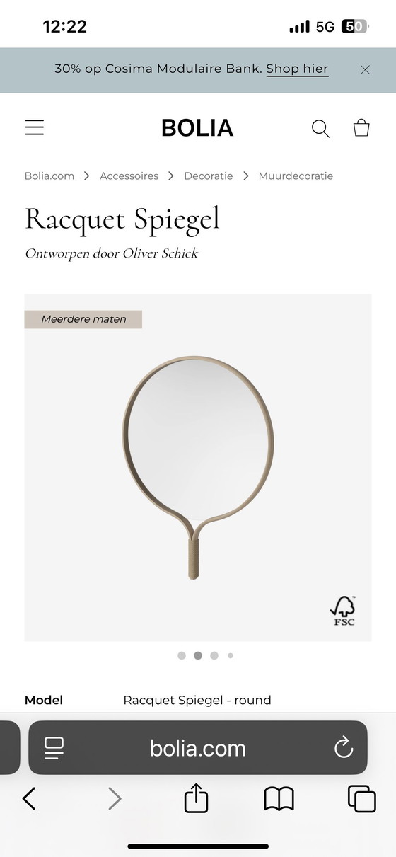 Image 1 of Spiegel racket bolia