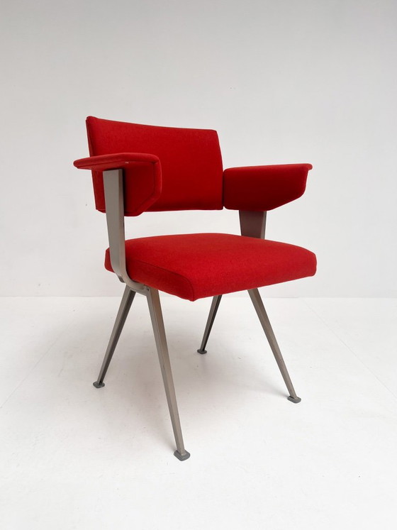 Dunkelroter Resort-Stuhl von Friso Kramer für Ahrend De Cirkel, 1970er Jahre – Sessel, Textile (photo 10 of 13)