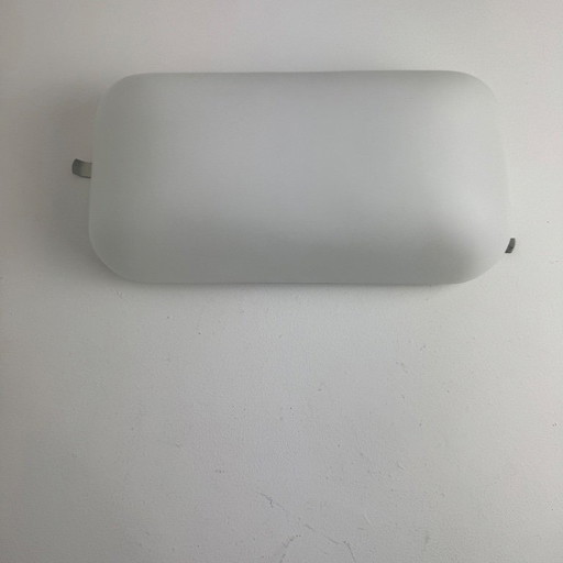 Aplique de pared rectangular vintage de opalina "VITOUVER" XL