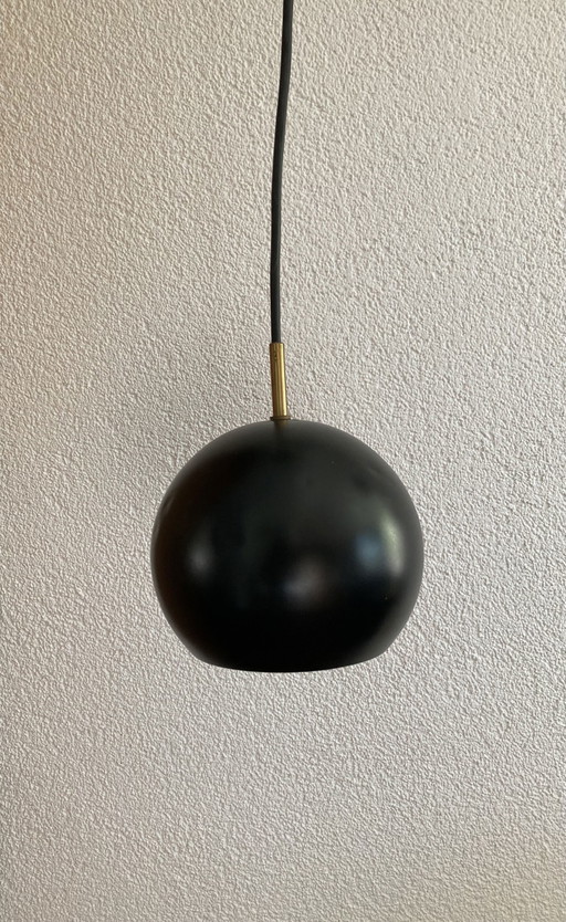 Lámpara colgante vintage con forma de globo ocular