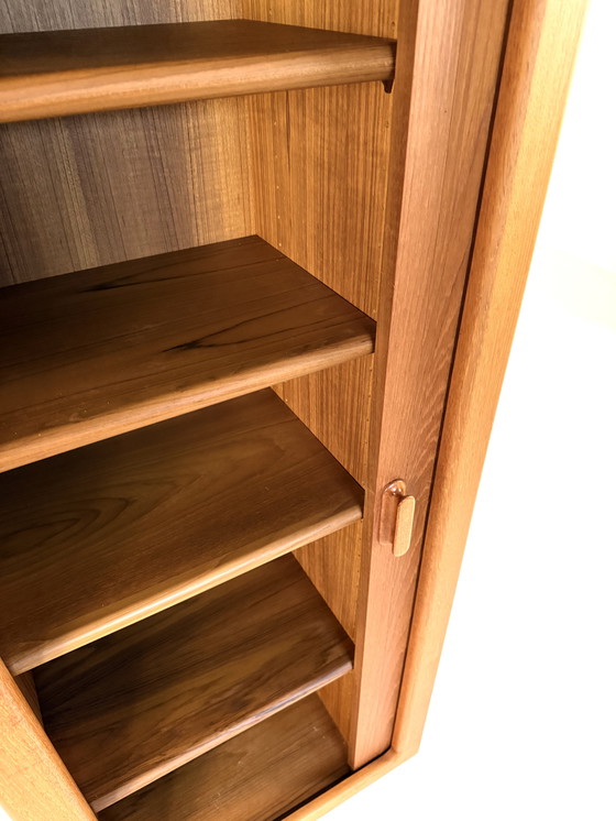 Image 1 of Vintage teak highboard, Silkenborg Møbelfabrik '80