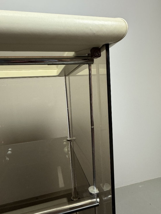 Image 1 of Mid-Century Italian Design 'Bogo' Vetrinetta Showcase Cabinet Designed by Carlo Bartoli for Rossi di Albizzate, Italy 1970s. 