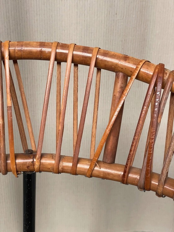 Image 1 of Vintage Dirk Van Sliedregt - Jonkers Noordwolde Rattan Chair