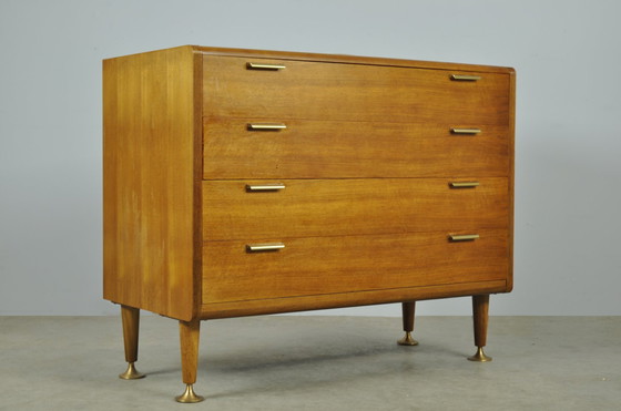 Image 1 of Commode en noyer A.A. Patijn du milieu du siècle 1950 Pays-Bas