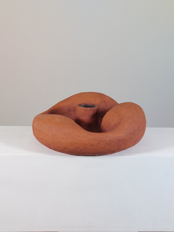 Image 1 of Sculptural, artistic vase, unique piece, artist's ceramics, 1977