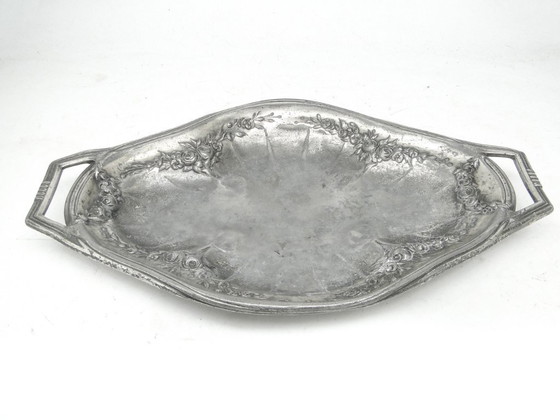 Plato de Verit, Varsovia, Polonia, principios del siglo XX. – Accesorios de mesa, Metal, Silver (photo 2 of 12)