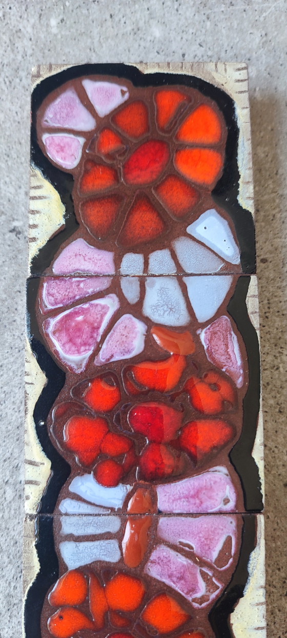 Image 1 of Friso de cerámica esmaltada Madeleine Osmont