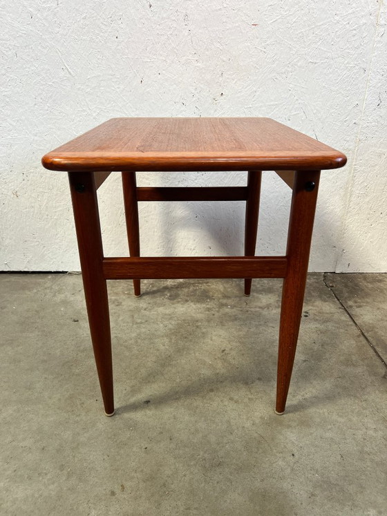 Vintage Teak Side table, Hmb Möbler, Sweden 1960s, Mobler, Wood, Brown (photo 12 of 13)