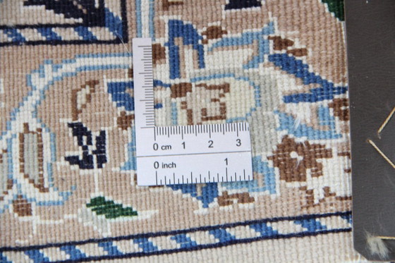 Tappeto Persiano Originale Annodato a Mano Nain 9 LA Fine con Seta 374 x 225 cm – Tappeti, Cotton, Wool (photo 13 of 14)