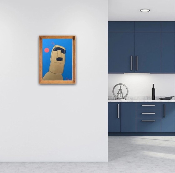 Image 1 of Acryl auf bespanntem Keilrahmen 46x33 cm.