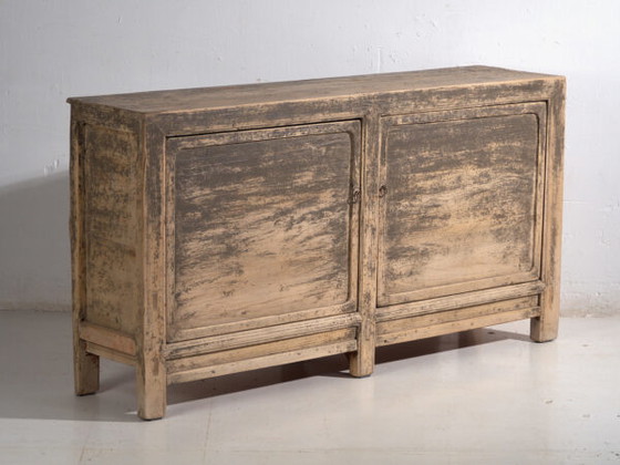 Antique sideboard in pine wood - China, circa 1950 – Sideboard cabinet, Iron (photo 6 of 40)