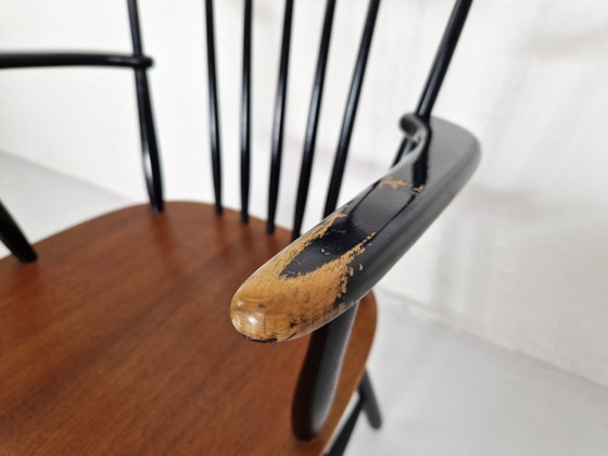 Image 1 of Stuhl im Tapiovaara-Stil von Polonio Holland 1960s