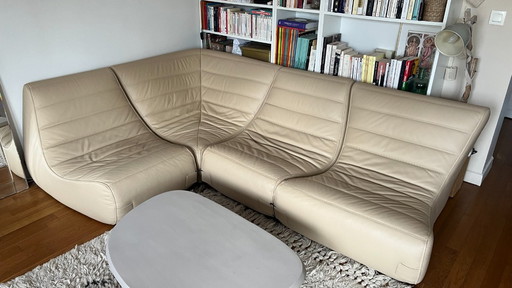 Iconische SAPARELLA-bank van Michel Ducaroy – CINNA – Leer – 5 modules