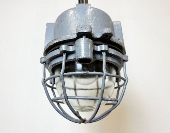 Image 1 of Dark Grey Cast Aluminium Explosion Proof Light from ELBA, 1970s