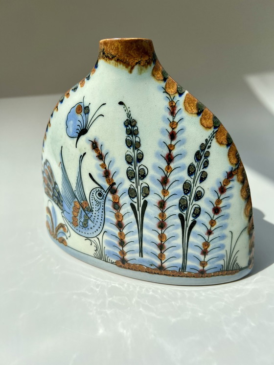 Image 1 of Vaso in ceramica "El Palomar" - Pezzo dipinto a mano