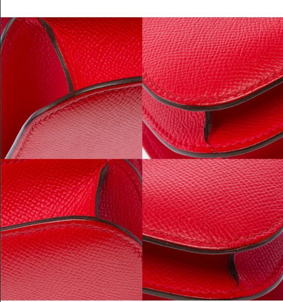 Image 1 of Bolso HERMES Constance en Cuir Rouge - 103476