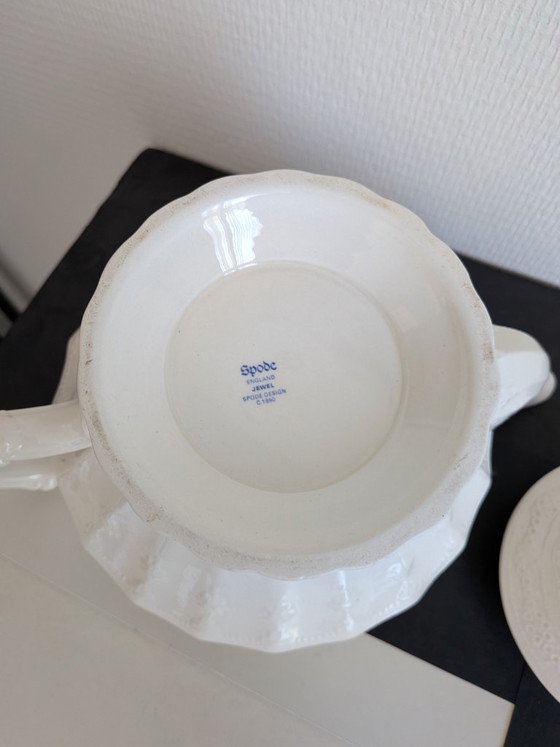Image 1 of Servizio da tè Spode Jewel (teiera, lattiera, zuccheriera)