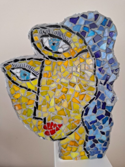 sculpture mosaic "Luna"